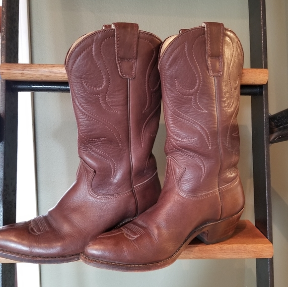 Stewart 1977 Cowboy Boots 9 EE - Picture 1 of 8